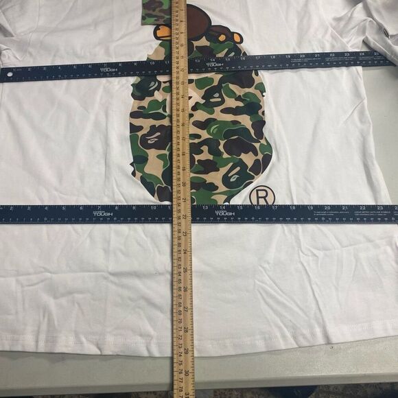 BAPE Camo Milo on Big Ape amen & Women Crewneck Top Coat Short Sleeve Tee Shirt - Picture 10 of 10